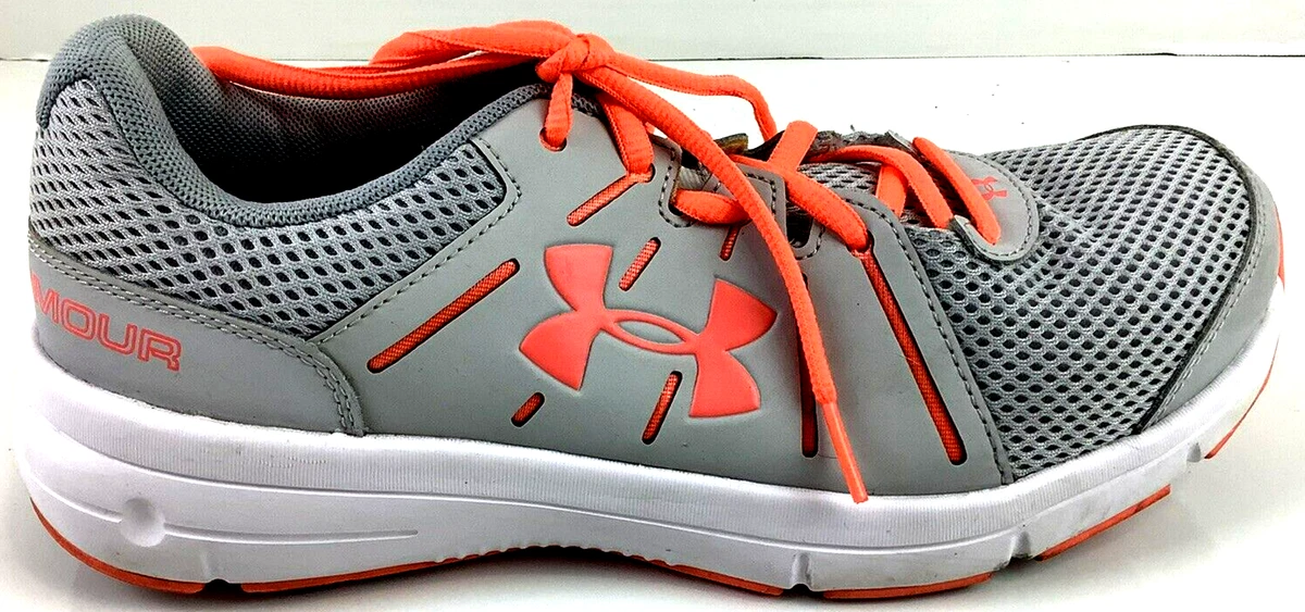 gedragen Actief een schuldeiser Under Armour Dash RN 2 Lightweight Gray/Orange 1285488-002 Women&#039;s  Size 9 | eBay