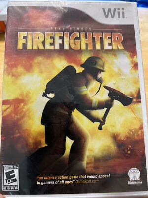 Real Heroes: Firefighter (Nintendo Wii, 2009) New & Sealed