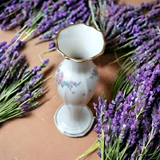 Lenox Bud Vase, Flowers Gold Tone Trim 7.5", Home Decor, Cottagecore (WL4)