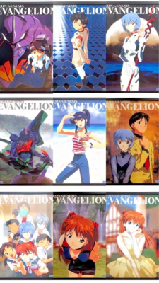 SEGA Neon Genesis Evangelion B2 Poster Vintage Set of 9 Types Not