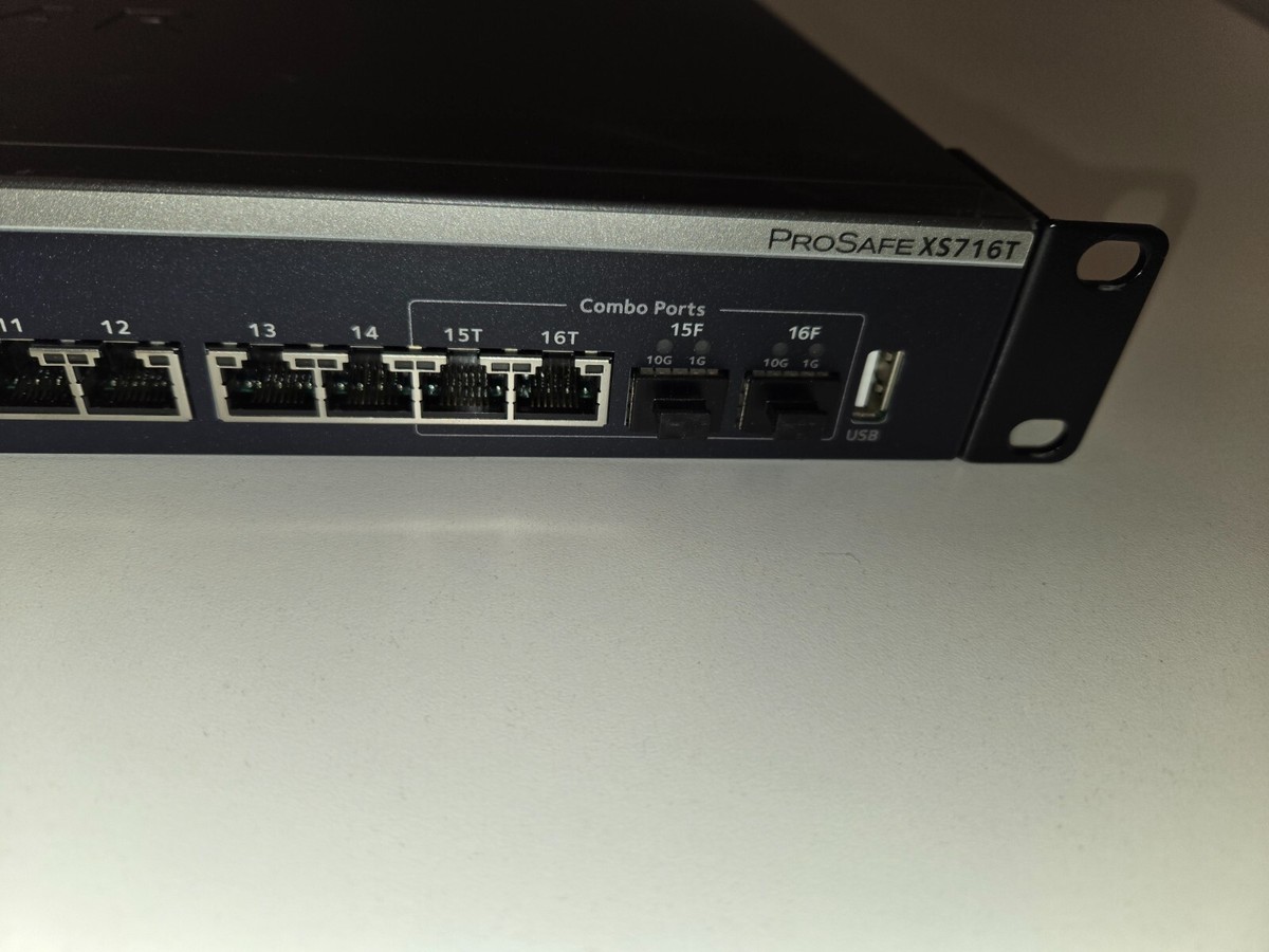 Netgear XS716T-100NES managed smart Switch 16x 10G XS 716