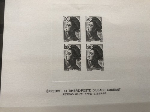 Frankreich Sammlung Konvolut Marken, Bogen, FDCs, Blöcke, Schwarzdrucke , etc. - Bild 14 von 20