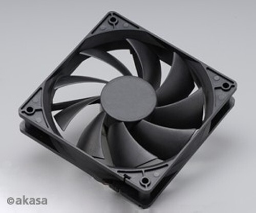 Akasa AK-174BKT-B 120mm Cooling Fan Ball Bearing Auto Speed Control