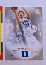 2013-14 UD SP Authentic Ryan Kelly Duke Blue Devils Rookie Card