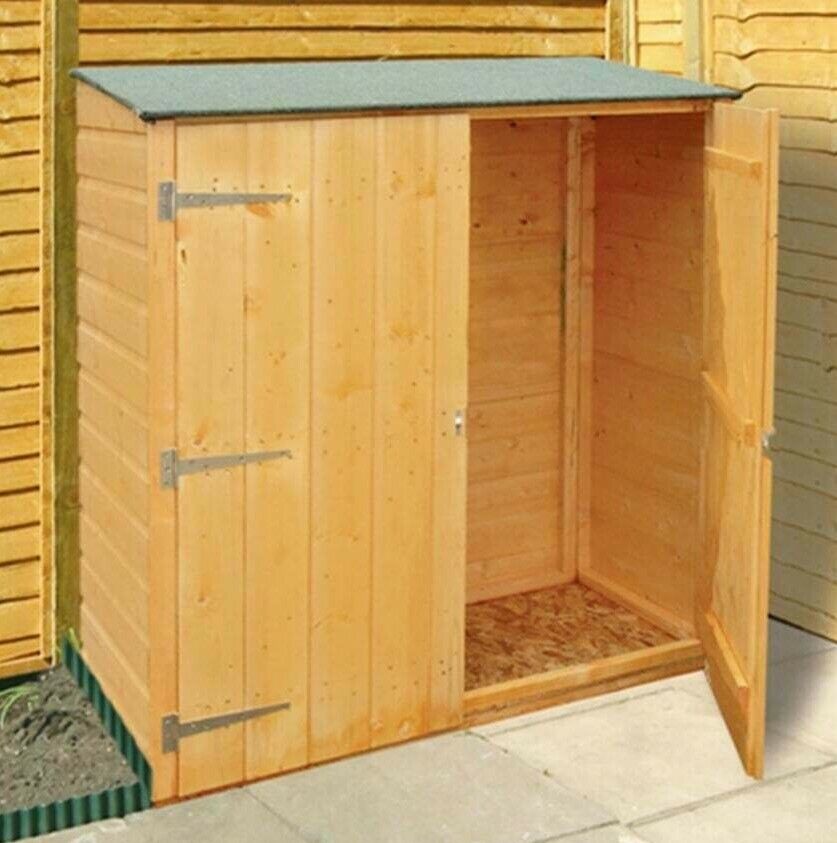 4x2 SHIPLAP STORAGE SHED VERTICAL GARDEN PATIO STORE WOODEN SHIPLAP ...