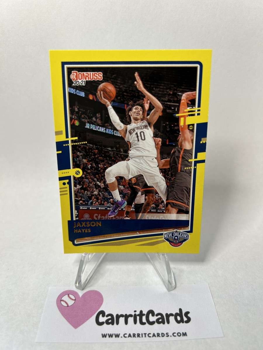 NBAカード1of1 PANINI DONRUSS JAXSON HAYES JAXSON HAYES 2020-21 Panini Donruss Basketball YELLOW FLOOD #43