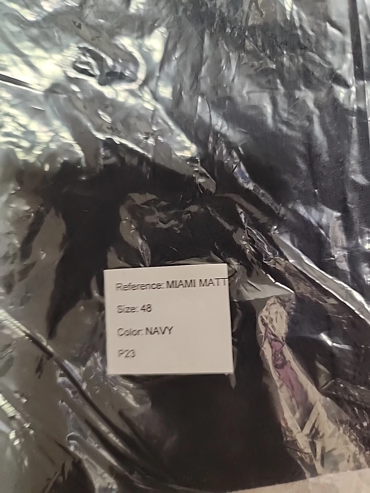 Chaqueta texturizada Samsheild Miami mate azul marino talla 48 para hombre (B) Foto 3 de 4