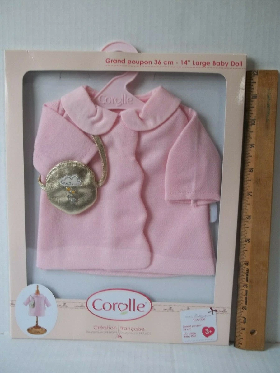 NEW COROLLE SPARKLING CLOUD COAT CLOTHES FOR 14 INCH LARGE BABY