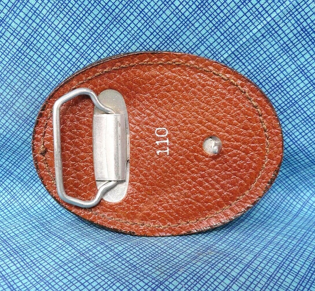 Armadillo Belt Buckle Leather Vintage … Gem