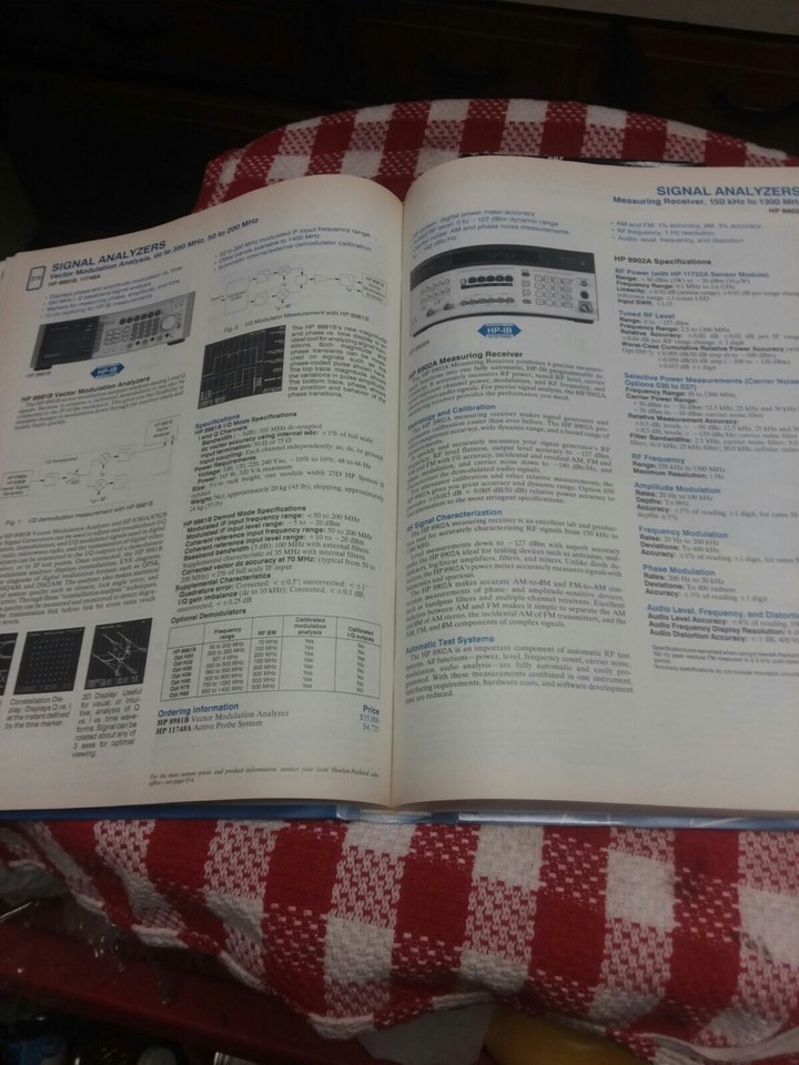 Hewlett Packard 1994 Test & Measurement Catalog. eBay