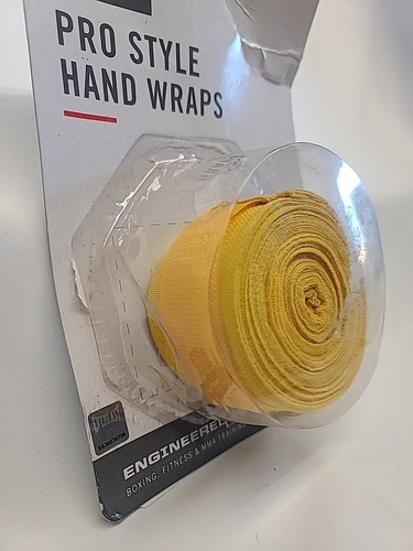 EVERLAST Pro Style Hand Wrap Yellow 180" Boxing Fitness MMA Training - Picture 2 of 2