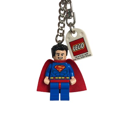 Superman LEGO Mini Figure 853952 DC Super Heroes Minifigure Keychain Super Man