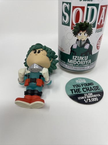 Funko Soda My Hero Academia Izuku Midoriya Chase Glow 1/3,000 - Picture 5 of 7