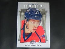 2016-17 Upper Deck UD Portraits ROOKIE #76 Zach Sanford Washington Capitals
