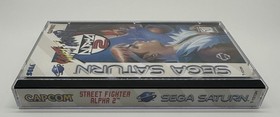 STREET FIGHTER ALPHA 2 II SEGA SATURN GAME CIB REG CARD TESTED WORKS AUTHENTIC