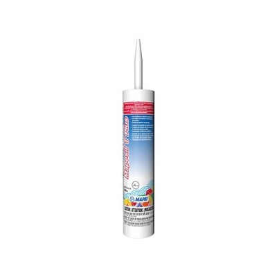 Mapesil T Plus 100% Silicone Sealant, Waterproof & Flexible Caulk, Color-Matc...