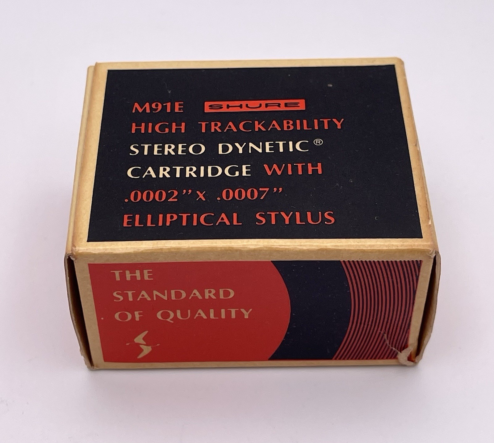 VINTAGE SHURE HI-TRACKABILITY STYLUS STEREO DYNETIC CARTRIDGE M91E - New