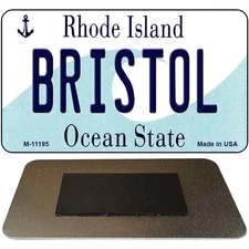 Bristol Rhode Island State License Plate Tag Novelty Magnet M-11195 3.5" x 2"