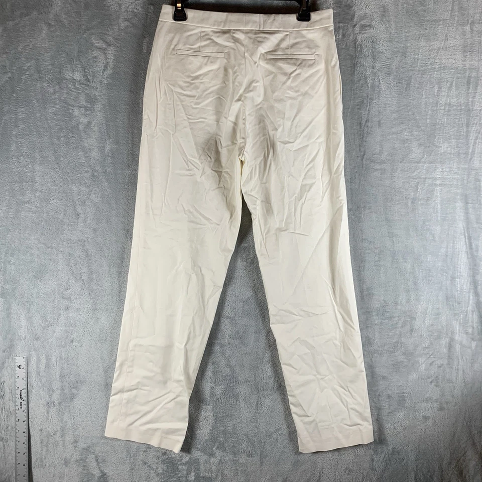 Pantalones cortos para mujer Fabiana Filippi EE. UU. 6 marfil algodón dinero antiguo Italia Foto 2 de 4