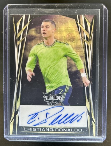 2024 Leaf Vibrance Cristiano Ronaldo Super Prismatic Gold Autograph Auto #1/1