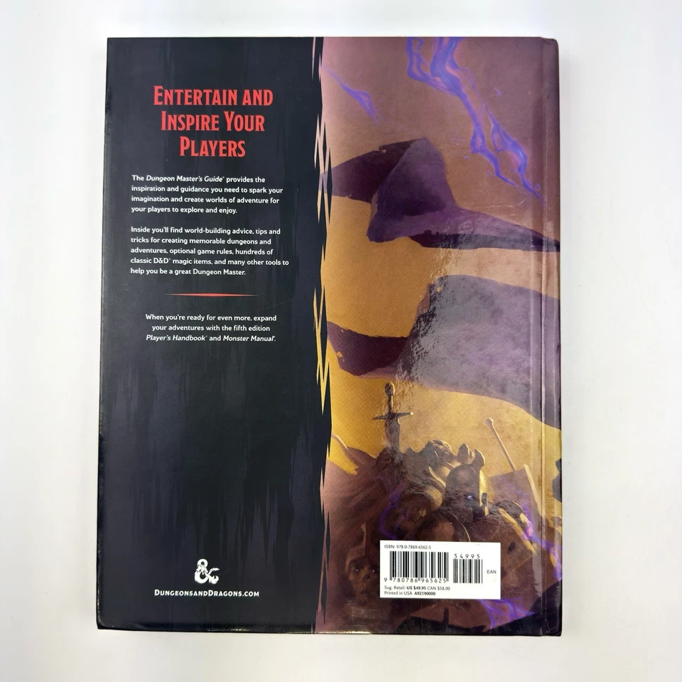 DND Core Book 2014 5e Lot Player Handbook Monster Manual Dungeon Master’s Guide - Image 3 of 4