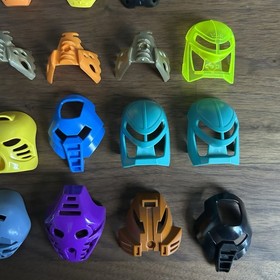 LEGO Bionicle Kanohi Mask Lot 30 Mask Includes EU Copper Huna