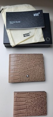 Montblanc Leather Goods Meisterstück Alligator  with   6CC Wallet 113281
