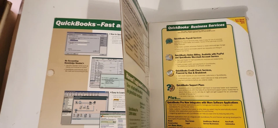 2002 QuickBooks Pro for Small Business Intuit Software with MUST HAVE QB ACC/USE - Image 2 of 4