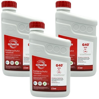 Glysantin G40 ECO Kühlmittel Kühlerschutz Konzentrat 3x 1L G12++ Audi VW Skoda