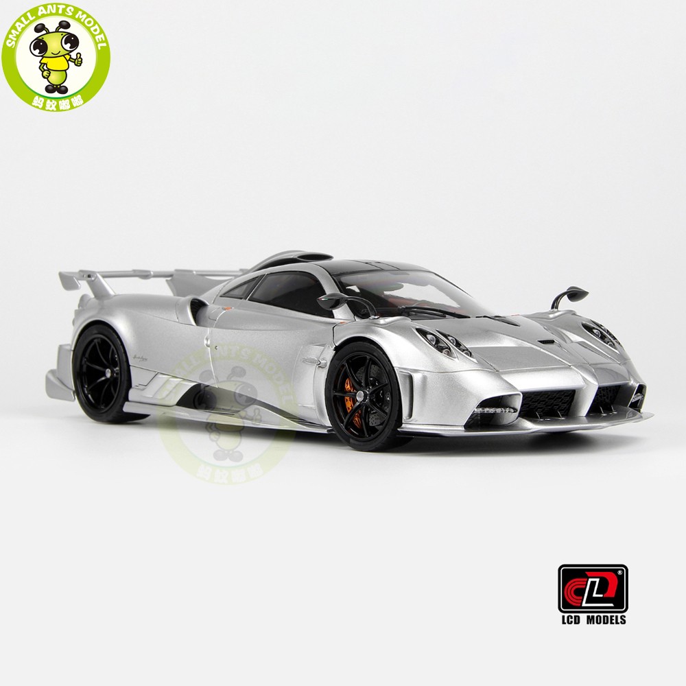1/18 LCD Pagani Imola Silver Diecast Model Car Gifts For Father Friends alternate view 3