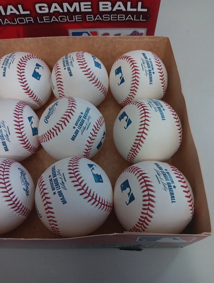 Docena de pelotas de béisbol oficiales de Grandes Ligas - Bud Selig Comisionado Rawlings MLB NUEVO Foto 4 de 4