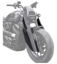 Shock Guard Trim Cover for Sportster S 1250 21-23, Vivid Front Side Shock Black