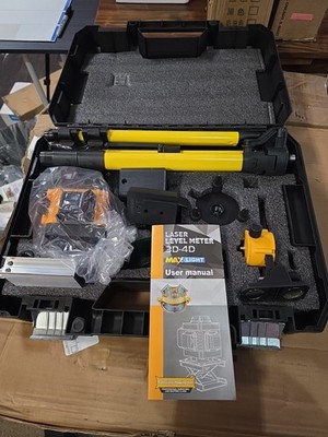 Professional Laser Level Meter Mapping Laser 3D-4D Max Light New!