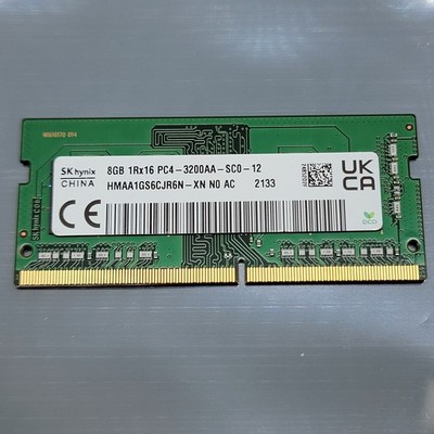 SK Hynix 8GB DDR4 3200 SODIMM PC4-3200AA Laptop Memory
