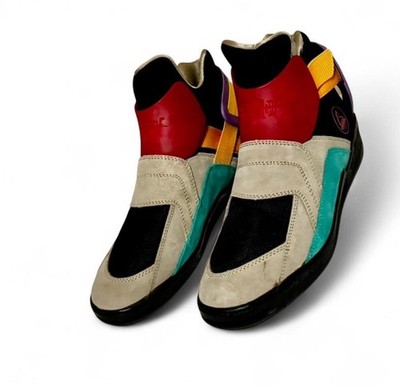 Vintage 1990s Men s Rollerblade Metroblade Removable Shoes Multicolor Suede 11.5