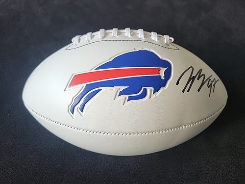 Josh Allen Buffalo Bills handsigniert signed NFL Bills Full Size Football mit COA - Bild 2 von 7