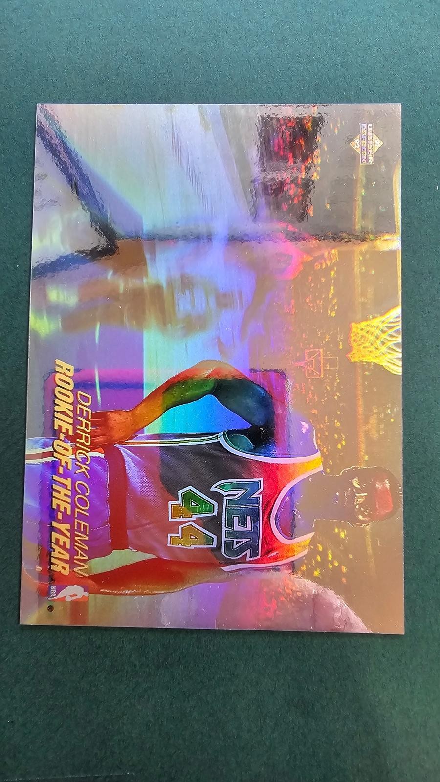 1991-92 Upper Deck #AW7 Derrick Coleman Award Winner Holograms