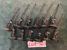 25mm Painted Games Workshop Lord of the Rings Urukhai Orc Pikemen Lot LWZ-561