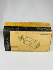 Pampered Chef Plätzchenpresse #1526 mit Einsätzen & Scheiben - verpackt