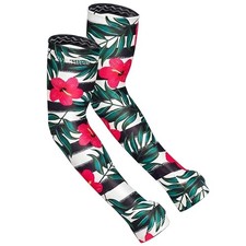 Gardening Sleeves,UV Protection Cooling Arm Large/Extra Large Striped Tropical