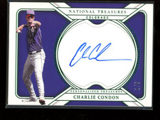2025 National Treasures CHARLIE CONDON Personalized Emerald Auto 1/5 #PT-CCD