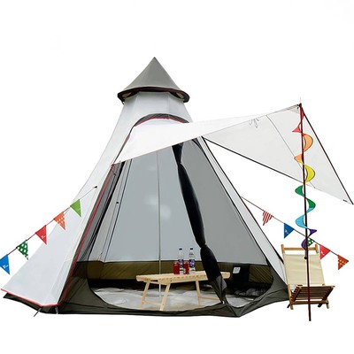 12'x10'x8'Dome Camping Tent 5-6 Person 4 Season Double Layers Waterproof Anti...