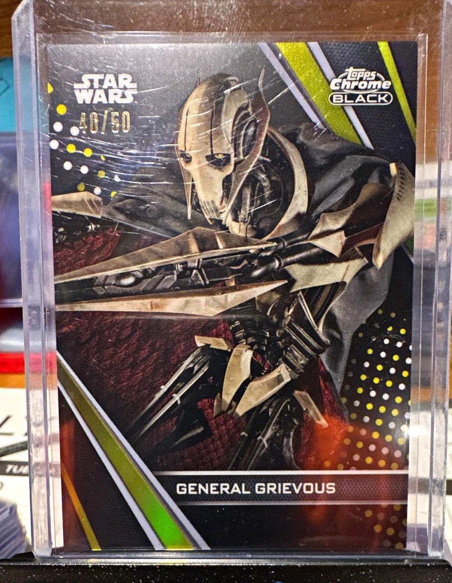 Star Wars Sci-Fi Topps General Grievous Collectable Trading Cards