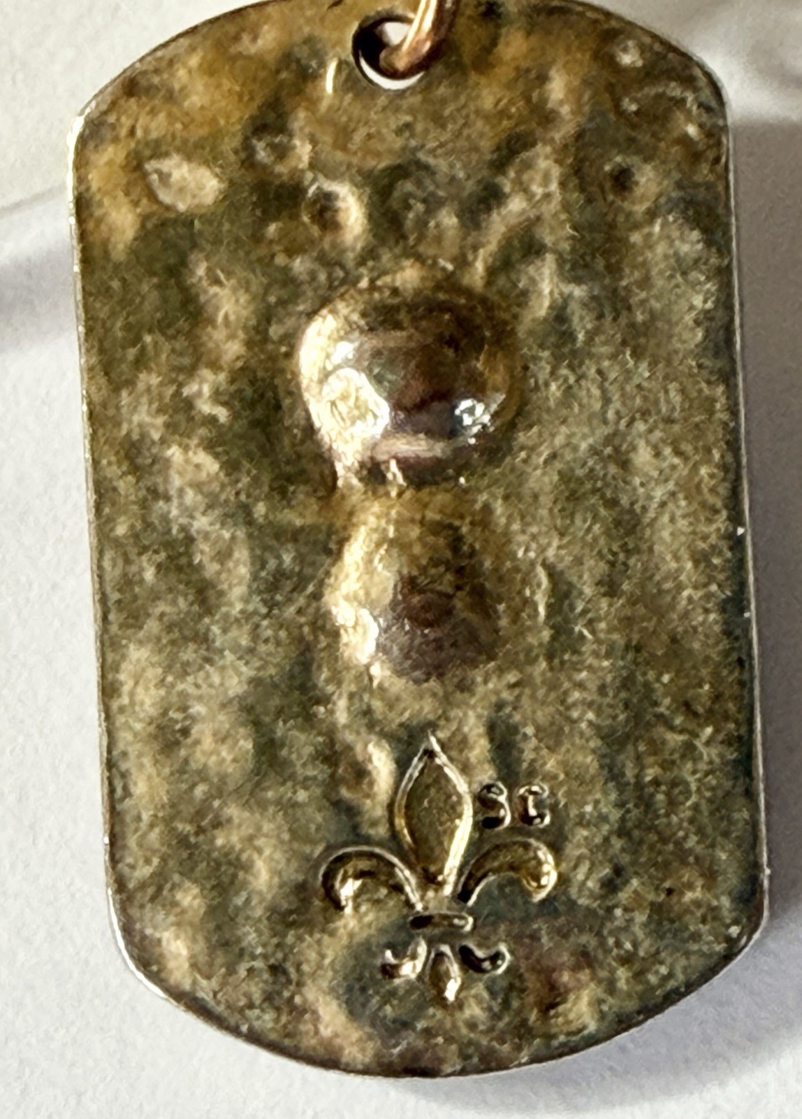 UNIQUE Statement Charm Necklace Initial P Clear L… - image 4