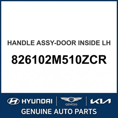 2008-2012 Hyundai Genesis Coupe Handle Assembly-Door Inside 826102M510ZCR