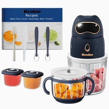 Baby Food Maker, 10-in-1 Baby Food Processor Set with 2 Glass Bowls 600ml 30...