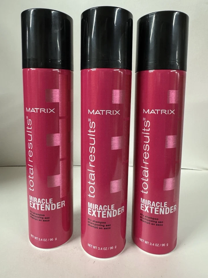 Pacote com 3 --- Matrix total results miracle extensor xampu seco 3,4 oz - Imagem 2 de 3