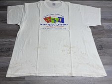 Camiseta de fitness físico vintage Y2K 2001 Every Body Matters talla XL camiseta gráfica