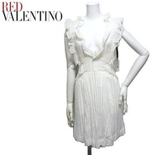 Red Valentino Gorgeous Frill Dress White Size 40