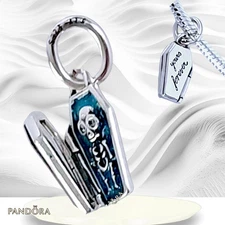 PANDORA 925 Glow in the Dark Openable Coffin Charm 794058C01 US SELLER 